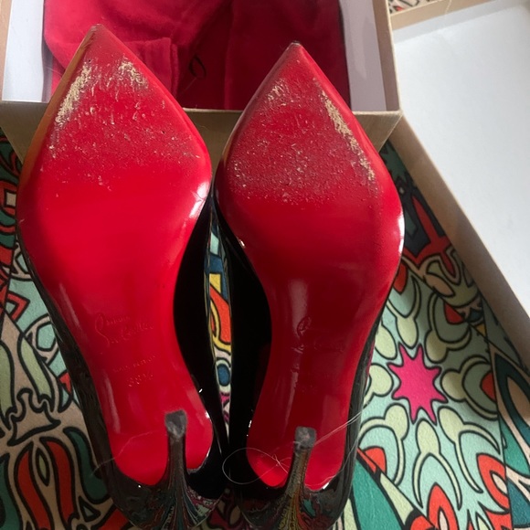 Black red bottom stilettos - Picture 4 of 5